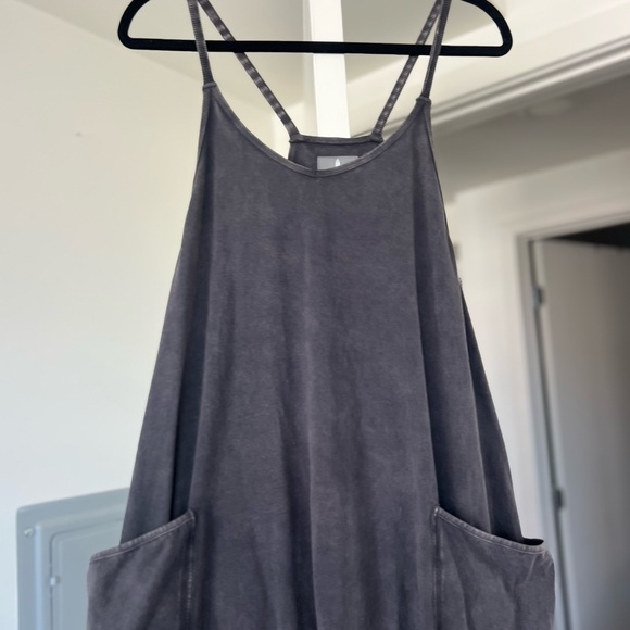 Free People Movement Hot Shot Onesie in Washed Black- M - Picture 4 of 14